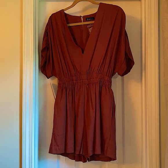 NWT V ERY J Cotton Linen Loose Romper Playsuit S - Picture 5 of 6